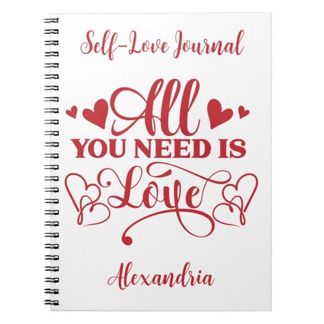 Tout ce dont vous avez besoin est l'amour Journal  (Devant)