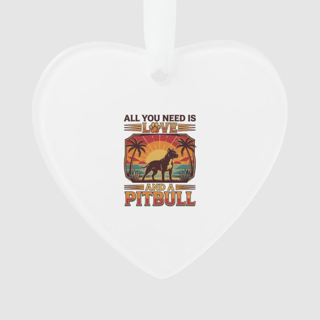 Tout ce dont vous avez besoin est l'amour Pitbull  (devant)