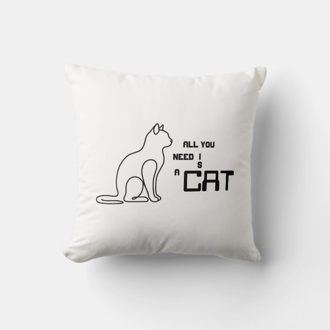Tout ce dont vous avez besoin est un chat Coussin  (Recto)