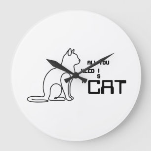 Tout ce dont vous avez besoin est un chat Horloge