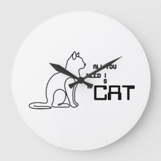 Tout ce dont vous avez besoin est un chat Horloge