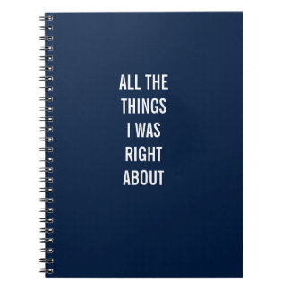 Tout Ce Que J'Avais Raison Sur Le Carnet