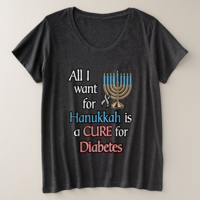 Tout ce que je veux pour Hanukkah...Diabetes Plus  (Design devant)