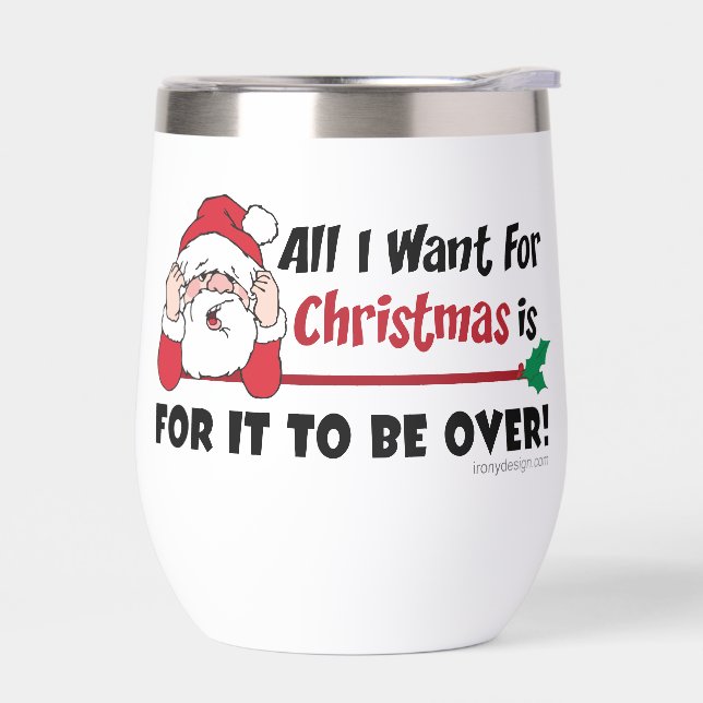 Tout ce que je veux pour Noël Bah Humbug Funny (Gauche)