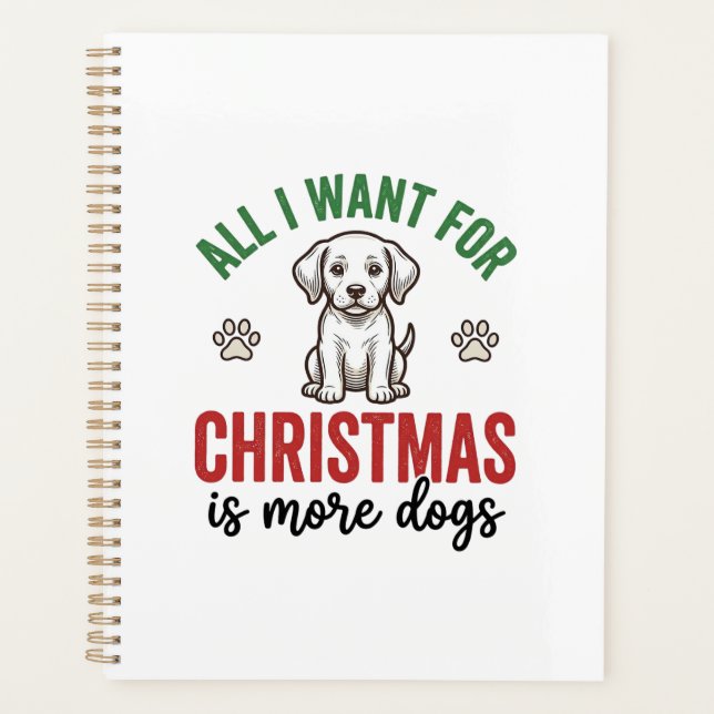 Tout ce que je veux pour Noël, c'est plus de chien (Devant)