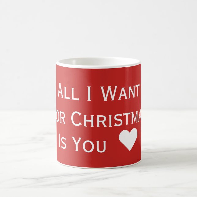 Tout Ce Que Je Veux Pour Noël, C'Est Vous, Mug (Centre)
