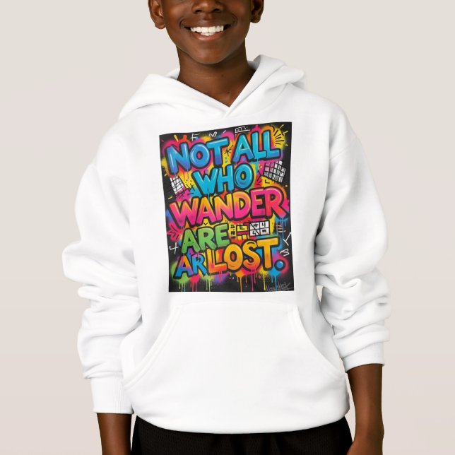 Tout ce qui erre n'est pas perdu Graffiti motivati (Devant)
