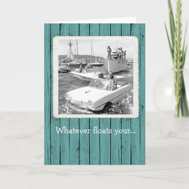 Tout Ce Qui Flotte Votre... Carte d'anniversaire (Devant)