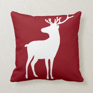 Tout coussin dégrossi du renne 2 de monogramme de