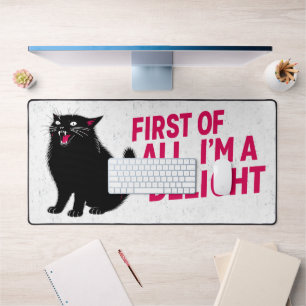 Tout D'abord Je Suis Un Délice De Chat Noir Rugiss