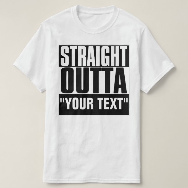 TOUT DE SUITE VOTRE T-shirt TEXTE (Design devant)