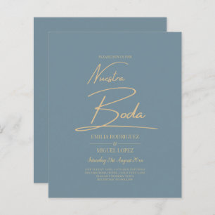 Tout-en-1 Elégant verre de mer Turquoise or Nuestr