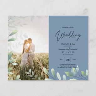 Tout-en-1 Mariage Feuille de verdure Photo Overlay