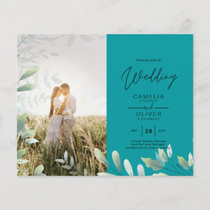 Tout-en-1 Mariage Feuille de verdure Photo Overlay