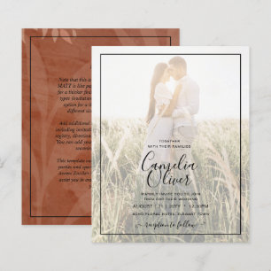 Tout-en-1 Rustique en terre cuite Mariage de super