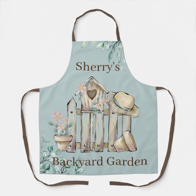 Tout-en-impression Jardin de tablier jardin (Recto)