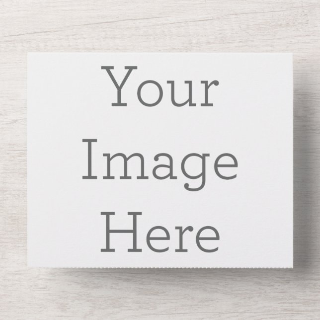 Invitation tout en un, papier: Signature mat, Enveloppes: Pas d'enveloppes (Recto)