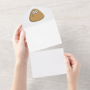 Tout En Un Happy Pou - All in one invitation card