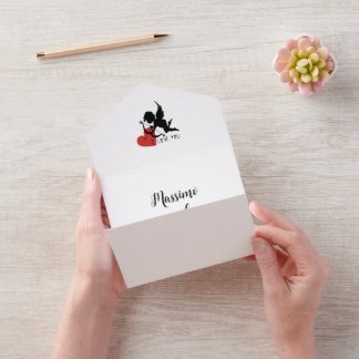 TOUT EN UN INVITATION À LA FÊTE DE CUPIDON