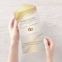Carton d'invitation de mariage Classic Elegance Go