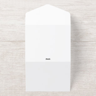 Tout En Un Invitation Créez Votre Propre blanc