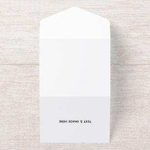 Tout En Un Invitation Créez votre propre blanc