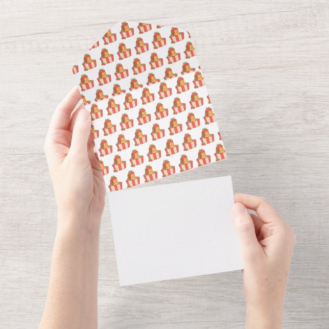 Tout En Un Invitation de la fête d'anniversaire de la Capybar (Déchirure)