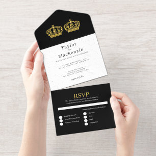 Tout En Un Invitation Deux Reines Font Un Mariage Gay Pair