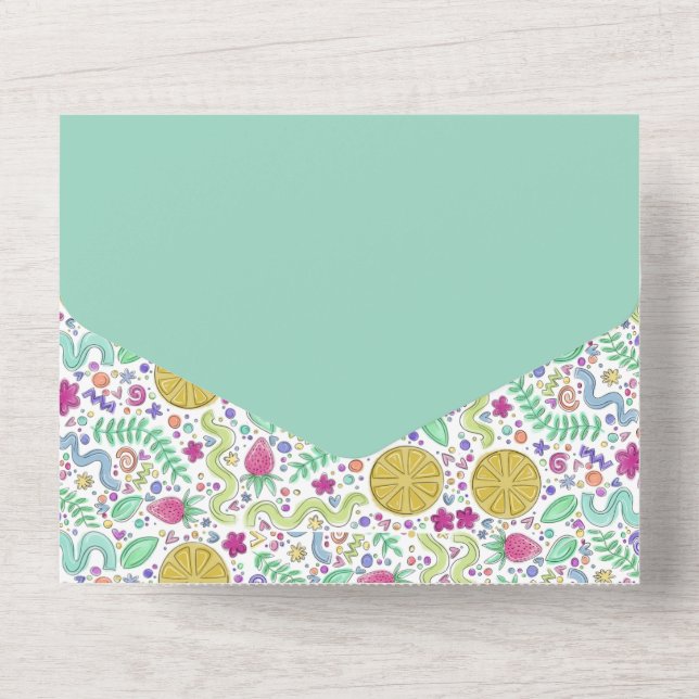 Tout En Un Invitation pour une fête surprise (Verso)
