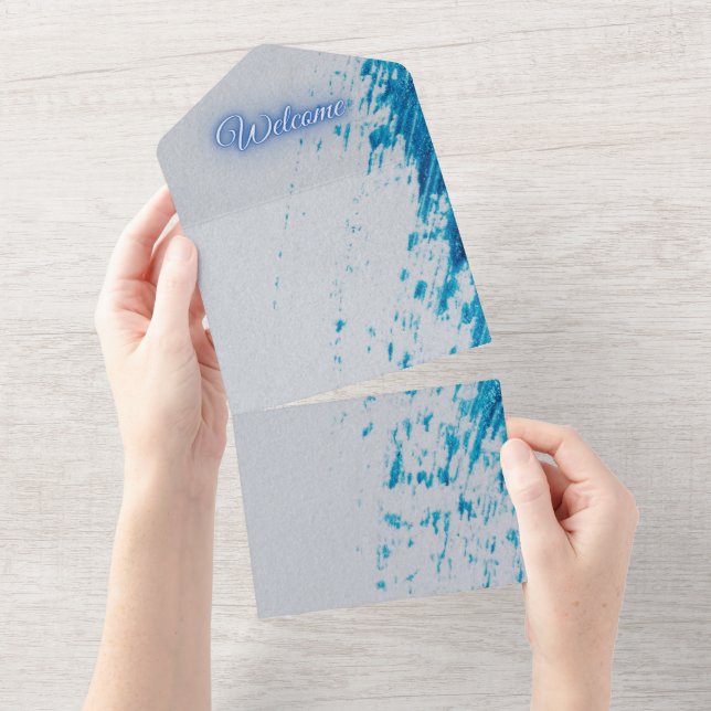 Tout En Un Invitation tout-en-un vierge (Déchirure)