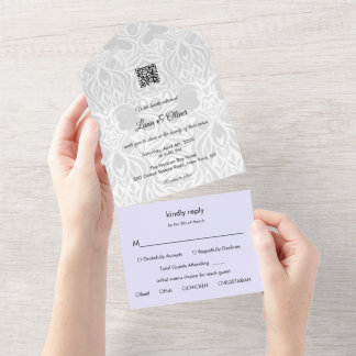 Tout En Un Wedding Invitation | Yumeji-Inspired Design
