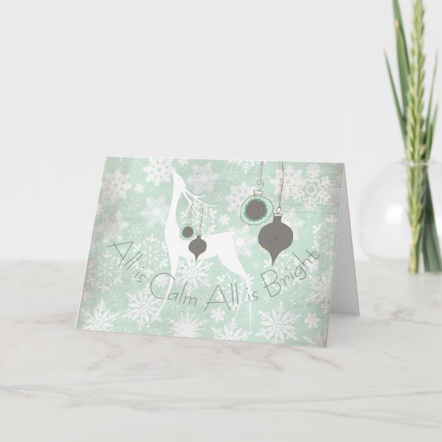 Tout est calme que tout est carte de voeux (Devant)