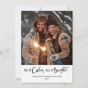 Tout est calme Tout est lumineux Deux photos Carte