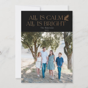 Tout est calme Tout est lumineux Noël Photo Noir