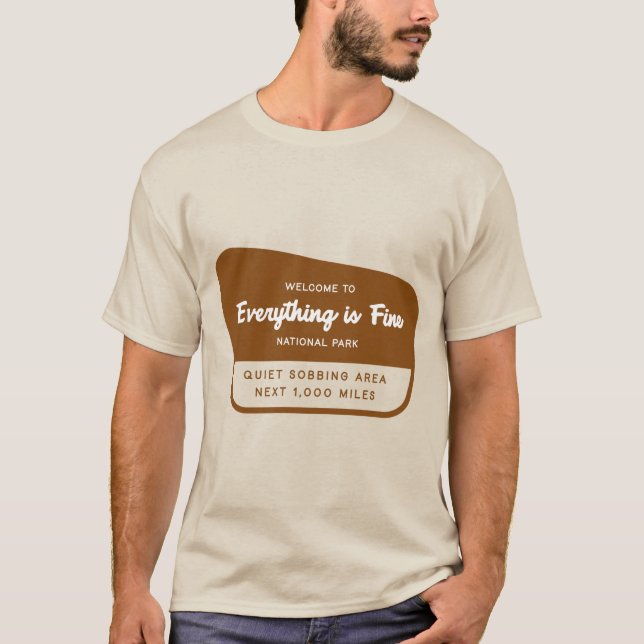 Tout est en t-shirt Parc National du Beau (Devant)