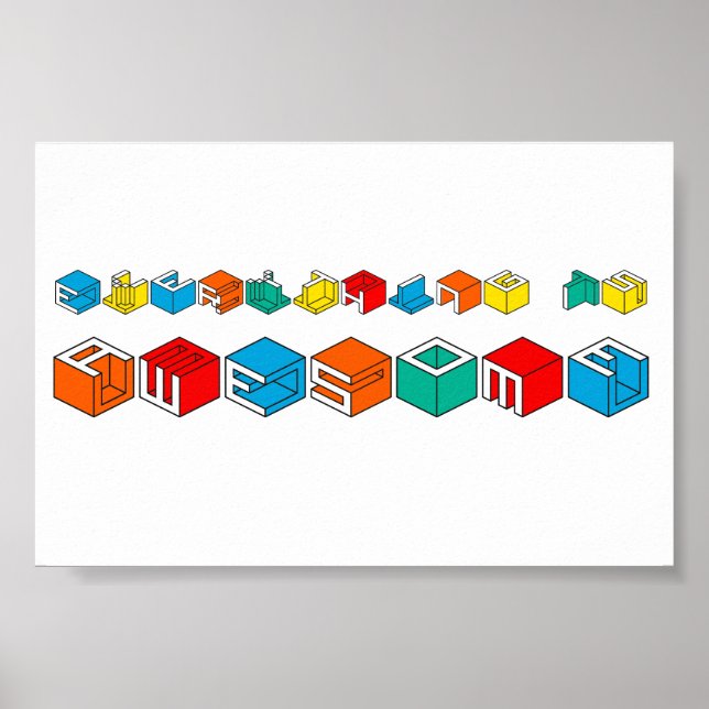 Tout est magnifique impression (Devant)