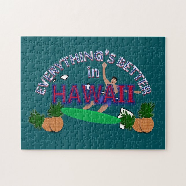 Tout est meilleur dans le puzzle d'Hawaï (Horizontal)