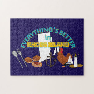 Tout est meilleur dans le puzzle d'Île de Rhode
