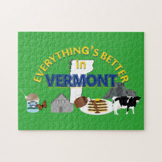 Tout est meilleur dans le puzzle du Vermont