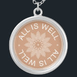 Tout est puits - collier de citation de 3 mots<br><div class="desc">Portez un collier de citation de trois mots pour motiver et s'inspirer ou pour les donner comme cadeau unique et mémorable à votre famille et amis. Le collier de message avec les conceptions originales combinent l'inspiration avec la beauté</div>
