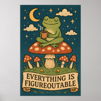 Tout est résolvable Poster de Grenouille