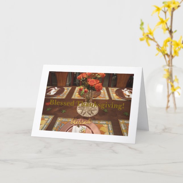 Tout est un cadeau de Dieu, Carte Thanksgiving (Fleur jaune)