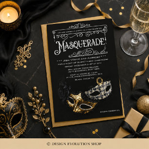 TOUT ÉVÉNEMENT - Invitation à une soirée masquée