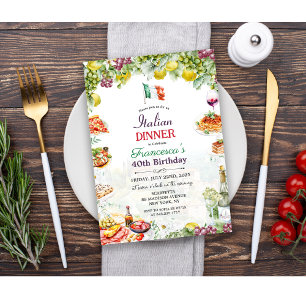 TOUT ÉVÉNEMENT - Invitation d'anniversaire pour dî
