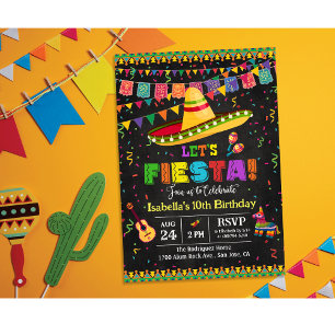 TOUT ÉVÉNEMENT - Invitation Fiesta mexicaine
