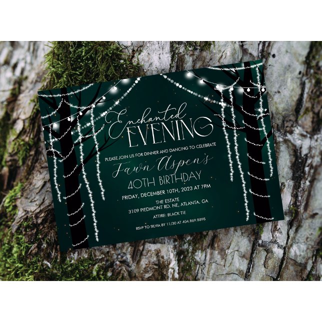 TOUT ÉVÉNEMENT - Invitation Forêt Enchantée (Créateur téléchargé)
