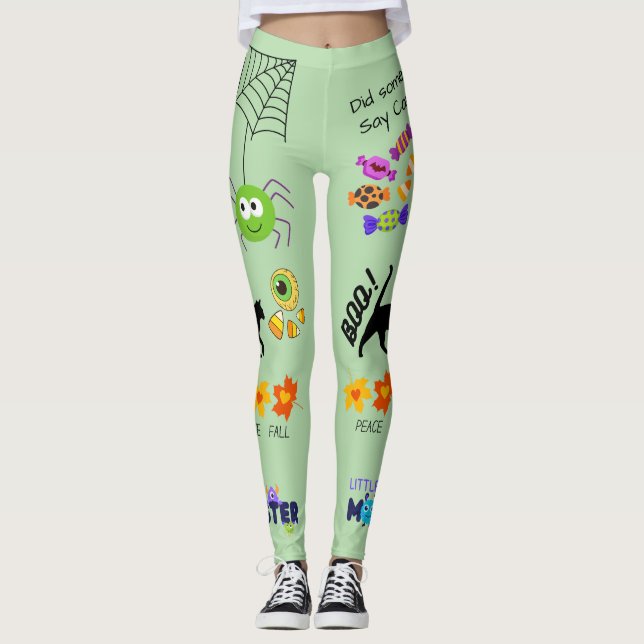 Tout Halloween Leggings graphiques (Devant)