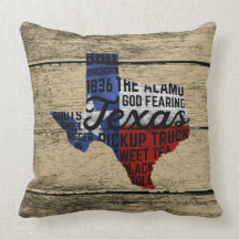 Tout le coussin du Texas de choses