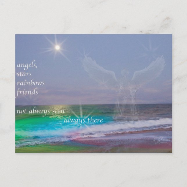 Tout le monde a besoin d'amis et d'anges, carte po (Devant)