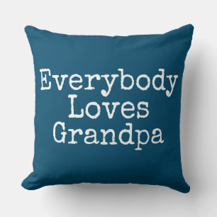 Tout le monde aime grand-père - Coussin pour gran